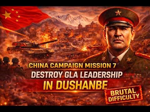 Command & Conquer: Generals | Chinese Campaign | Mission 7 | Brutal Difficulty #commandandconquer