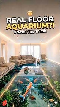 “We Turned Our Floor Into a Glow-in-the-Dark Fish Tank 🌧️🐟 (You Won't Believe This!)”