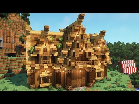 Minecraft | Viking Tavern / Mead Hall | Minecraft Tutorial
