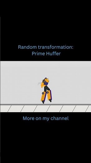 Random transformation: Prime Huffer #transformer #autobots #sticknodes #animation