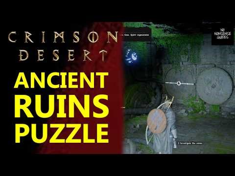 Crimson Desert Meandering Hills Ancient Ruin Puzzle - Reunion Quest Puzzle