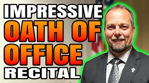 Such an impressive Oath of Office recital. It was great until talking about taking public money. | James Madison Audits - First Amendment Audits