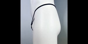 Men Extreme Ring String Black – Open Front BDSM Micro Thong With Metal Ring Detail Handmade in Germany - Etsy UK