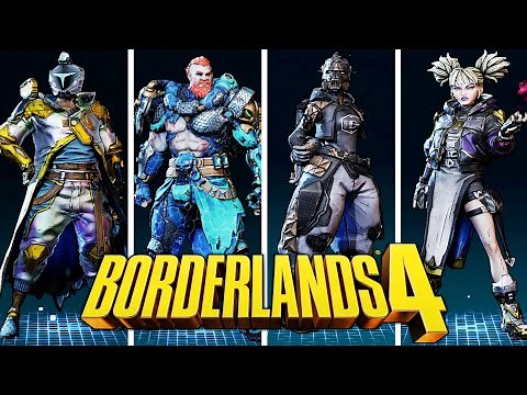 BORDERLANDS 4 - All Vault Hunters Customization Options + Echo-4 & Vehicles