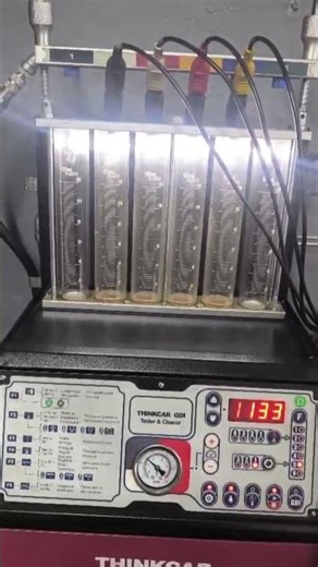 Limpieza de inyectores #taller #reparación #electronica #diagnosticoautomotriz