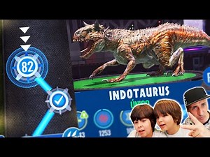 Dani y Evan en la ULTIMA PANTALLA de Jurassic World Alive y COMBATES con el INDOTAURUS