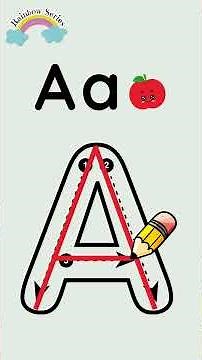 Letter A - Learn to Write the Alphabet for Kids | Uppercase & Lowercase A