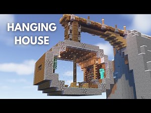 Minecraft: How to Build a Hanging House | Sky House Design [Tutorial]