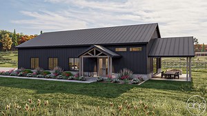 Barndominium Style House Plan | Evansville