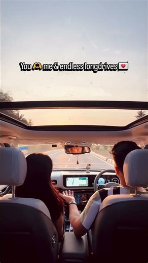 Endless long drives & forever vibes 🌅🚗 #LongDrive #Sunset