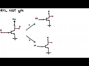 [12] Digital Electronics | RTL NOT gate شرح عربي