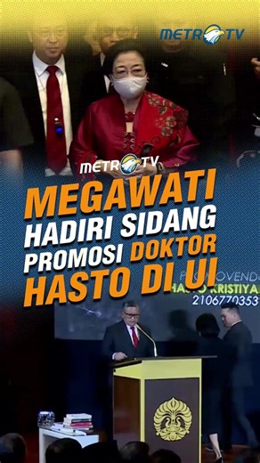 Megawati Soekarnoputri Hadiri Sidang Hasto di UI