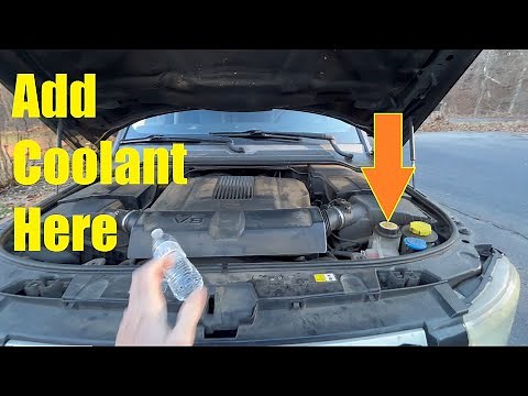 Where to add Coolant / Antifreeze for Land Rover LR4 / Discovery