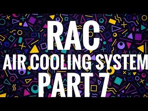 RAC-MODULE 1-AIR COOLING SYSTEMS -PART 7-BOOT-STRAP AIR COOLING SYSTEM