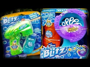 Blitz Bubble Fantasia Machine And Blitz Light-Up Bubble Blaster