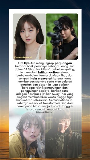 Kim Hye Jun Jalani Latihan Berat Demi Jadi Jian di #drama Ini! #kdrama #shorts