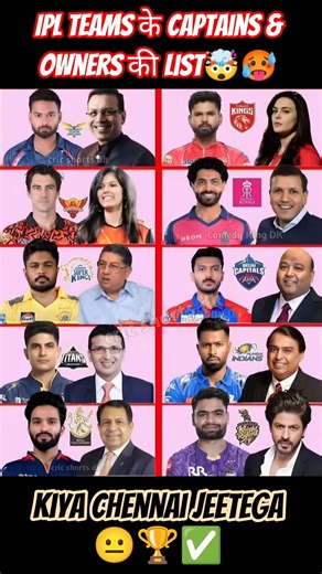 IPL Teams के Captains & Owners की List . RCB Dj song. RCB anthem. #ipl2026 #ipl2026auction #ipl #rcb