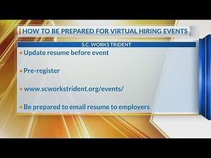 SC WORKS TRIDENT HOSTING VIRTUAL HIRING EVENTS