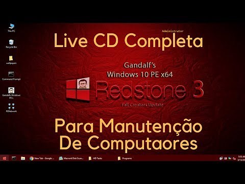 Conheça o INCRÍVEL LIVE CD/USB Gandalf’s Win10PE