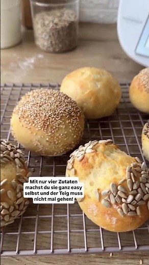 Nur 4 Zutaten! 😍 Die fluffigsten Protein-Brötchen aller Zeiten 🥖 | Thermomix® Rezept