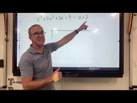 Algebra 2 Long Division of Polynomials