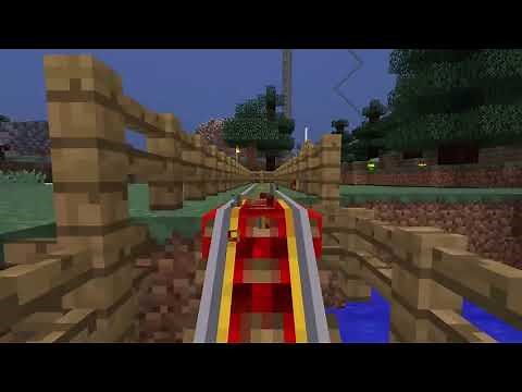 This Minecraft Roller Coaster is ...