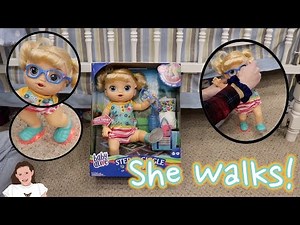 BRAND NEW Baby Alive Step n' Giggles Baby! Walking Baby Alive! | Kelli Maple