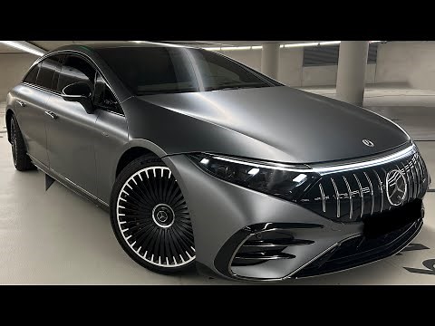 2023 NEW Mercedes EQS53 AMG +SOUND?! Interior Exterior Walkaround! Full Electric AMG Hyperscreen