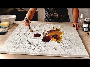 Mastering 3D Textured Art / Abstract Acrylic Painting / Palette Knife Techniques