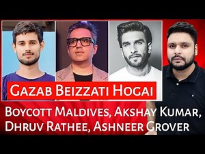 Boycott Maldives | Akshay Kumar | Dhruv Rathee | Ashneer Grover | Ranbir Kapoor | Mr Reaction Wala