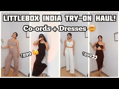 Trying *LITTLEBOX* India Co-Ords and Dresses for the first time 👀 | Honest Review & Try-On