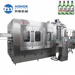 [Hot Item] Factory Customized Glass Bottled Alcohol Wine Vodka Whiskey Brandy Liquor Filling Capping Machine