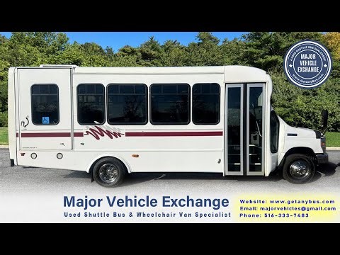 2017 Ford E-450 Non-CDL Wheelchair Shuttle Bus For Sale w/ only 63K Miles @ WWW.GETANYBUS.COM
