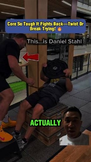 Myokinetix® Physical Therapy on Instagram: "Check out this insane anti-rotation core drill from discus legend @stahlhoff—an absolute monster for building real, sport-ready strength. Legs extended on a GHD-style setup, holding a 5kg plate, and fighting through controlled side twists… every stabilizer in your core wakes up instantly. This isn’t fluff. This is thrower-proof, lineman-proof, athlete-proof armor that carries over to every sport—and even everyday life if you’re trying to avoid that dad