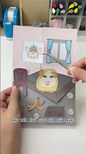 Hamster House Repair Game #diy #papercraft