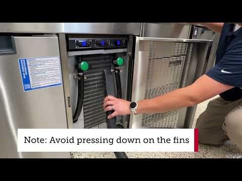 Randell Pizza Prep Table Condenser Coil Cleaning