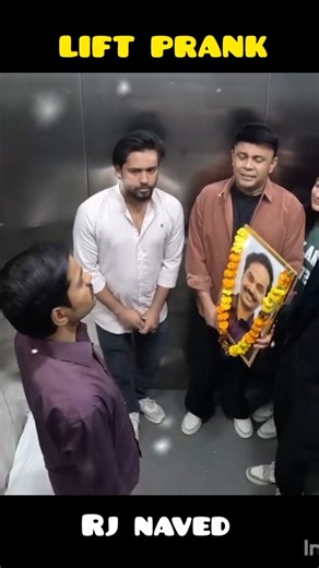 😨Ghost Prank In Lift 😲 || LIFT PRANK 🤫 || CREDIT - RJ NAVED || #comedy #diwali #funny #rjnaved