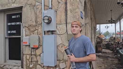 Texas flood survivor hung onto meter box for 3 hours to escape floods