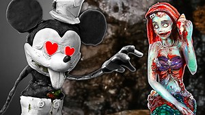 30K views · 220 reactions | I make your disney fears real: creepy mickey, zombie mermaid and haunted snow white! 隆‍♀️ | 5-Year Crafts | Facebook