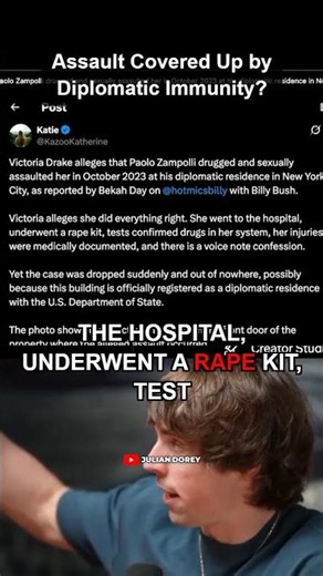 Assault Allegations Ignored? Diplomatic Immunity Raises Questions #shorts