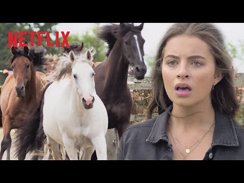 Wild Horse Stampede | Free Rein | Netflix Family