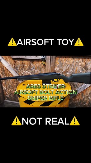 ARES STRIKER BOLT ACTION AIRSOFT SNIPER RIFLE #airsoft #SNIPER #extremeairsoft #capcut