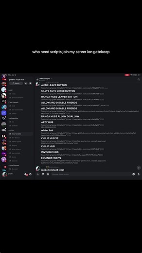 Join the Roblox Server - Scripts Available!