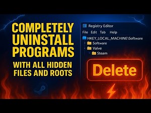 Exclusive Method to Uninstall Programs Completely Without Leaving Any Leftover Files – 100% Free