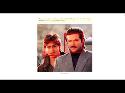 Python FastAPI and Streamlit Face detection