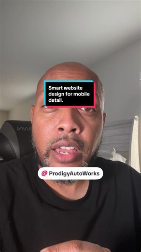 @Prodigy Auto Works I saw you had a booking page but not a website that makes you look super professional. I will not charge you for the design. So you probably want to know what’s the catch. Dm me and I will show you how the site can bring you booked appointments. #websitedesign #smartwebsite #mobiledetailingservice