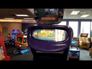 Jet Rider Roller Coaster Video Game Chuck E Cheese