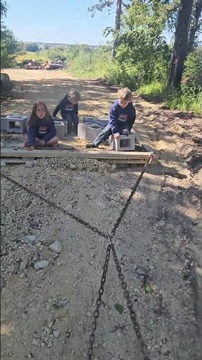 Homemade drag harrow/ box blade for leveling new gravel