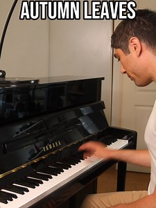 Autumn Leaves in stride piano style 🍁 🎼 Sheet music on my website (l...