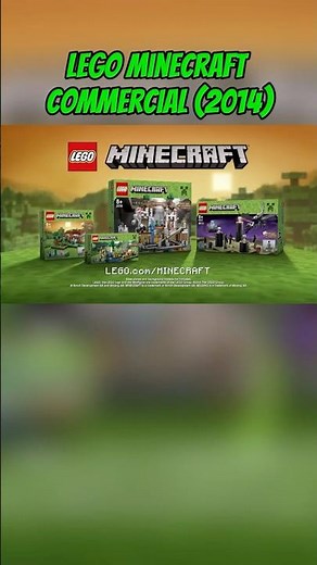 Lego Minecraft Commercial (2014)! #shorts #minecraft #nostalgia